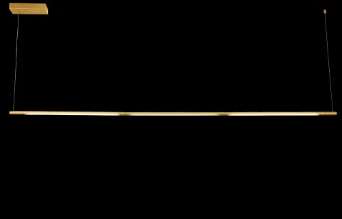 Светильник подвесной LED LARGO SP33W L1770 GOLD Crystal Lux золотой 3 лампы, основание золотое в стиле хай-тек  фото 2